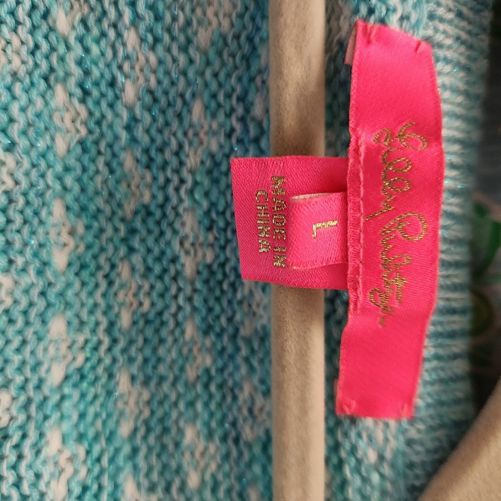 Lilly Pulitzer Seafoam Green Tweed-Style Cardigan Jacket. FINAL PRICE!!! - Picture 12 of 12